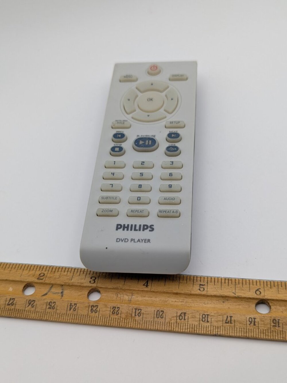 Philips Grey DVD Player Remote Control RC-2012 OS - Picture 14 of 14